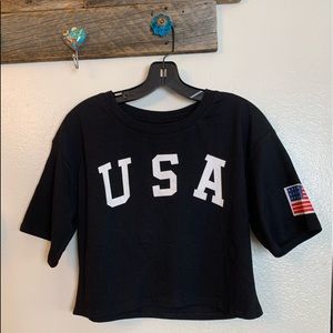❤️USA Crop Top